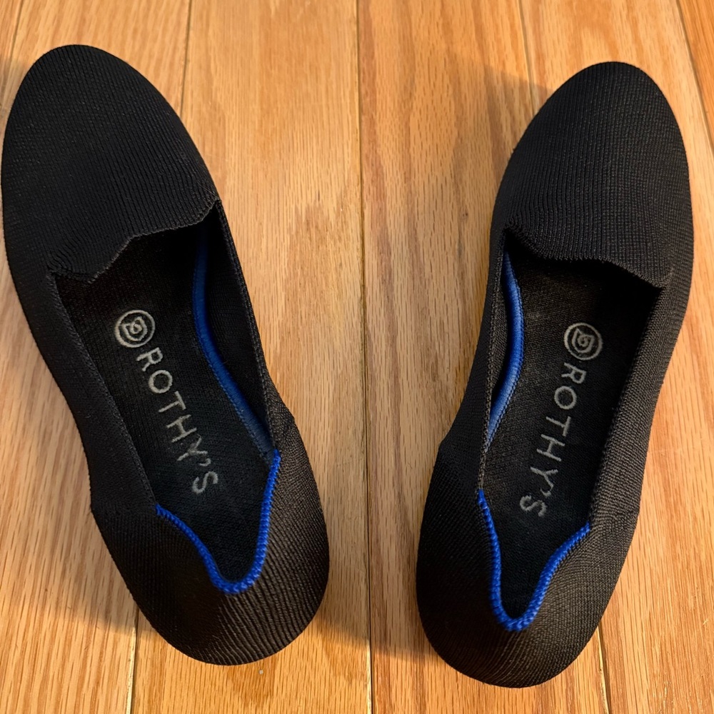 Rothy's - The Loafer - black, women’s size 7.5
